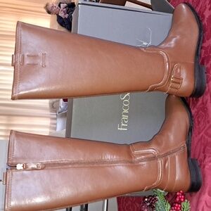 FLASH SALE Franco Sarto 7M Merina cognac boots no box